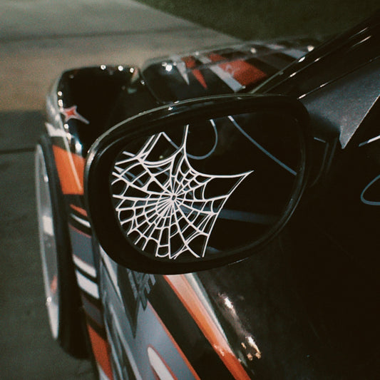 WEB MIRROR DECAL