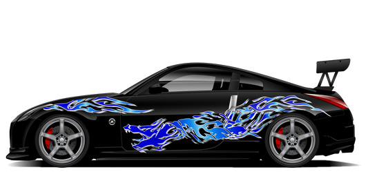 THE TATSU - BLUE BLAZE - UNIVERSAL PRINTED LIVERY